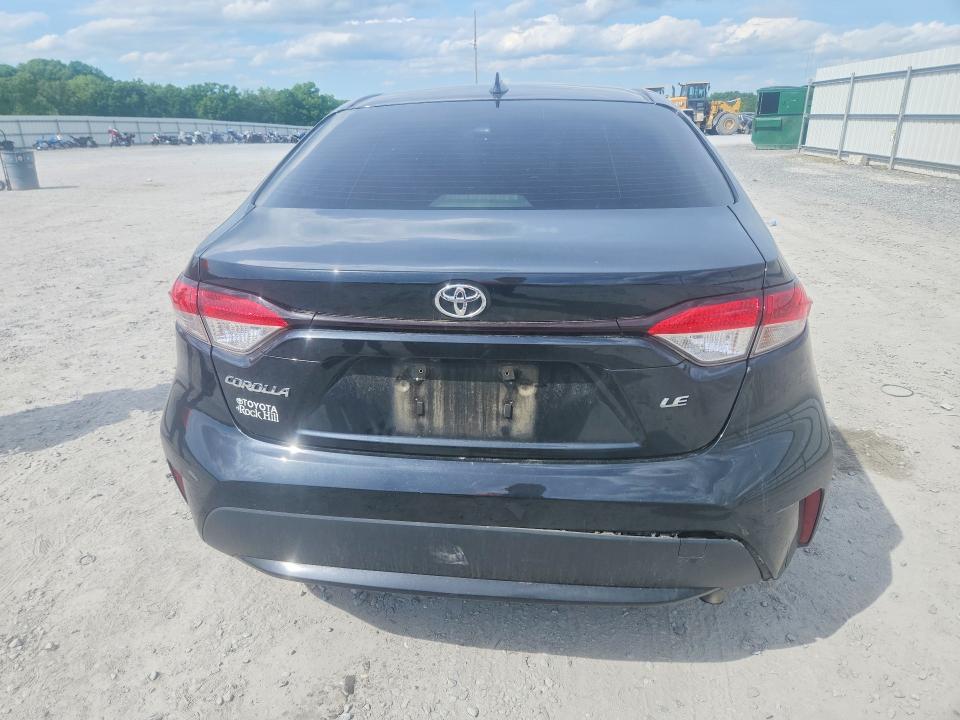 2022 Toyota Corolla VIN JTDEPMAE2NJ222043 COPART salvage auction — REAR END, Nc - Salvage Certificate Of Title, sold $7,000 on 2026-07-22 (photo 6)