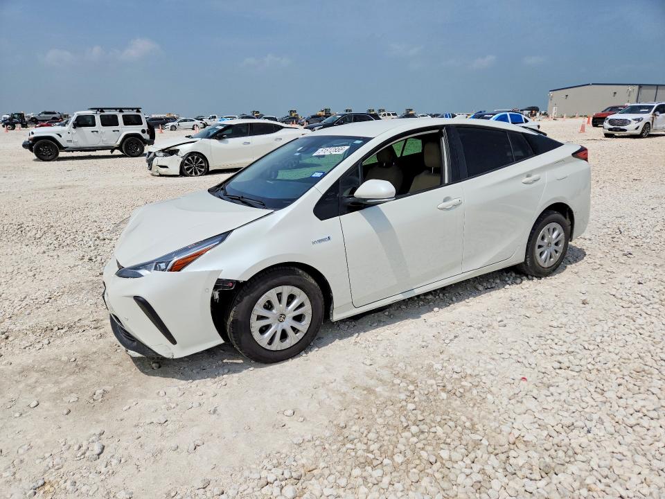 2020 Toyota Prius VIN JTDKARFU5L3124417 COPART salvage auction — FRONT END, Salvage Title, sold $70 on 2026-08-27 (photo 1)