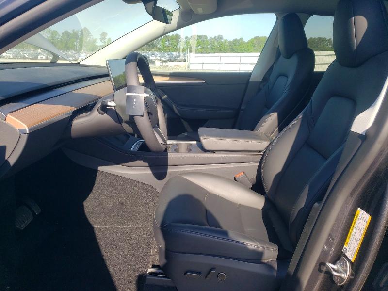 2025 Tesla Model y VIN 7SAYGDED6SA371234 COPART salvage auction — SIDE, Nc - Salvage Certificate Of Title, sold $375 on 2026-07-30 (photo 7)