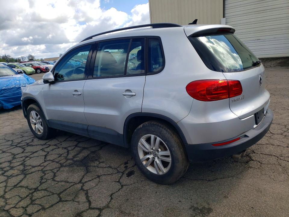 2017 Volkswagen Tiguan VIN WVGAV7AX9HK029325 COPART salvage auction — FRONT END, Or - Salvage Title Certificate, sold $1,200 on 2026-07-20 (photo 2)