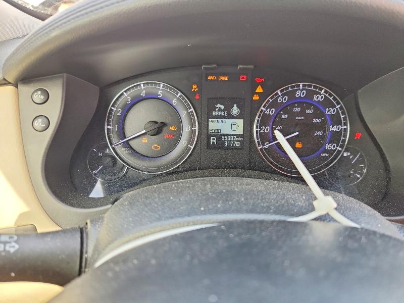 2017 Infiniti Qx50 VIN JN1BJ0RR0HM409839 COPART salvage auction — FRONT END, Tx - Salvage Vehicle Title, sold $700 on 2026-07-17 (photo 9)