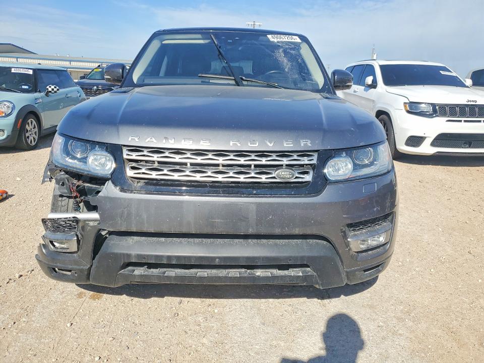 2017 Land rover Range rover sport VIN SALWR2FK0HA668674 COPART salvage auction — FRONT END, Tx - Certificate Of Title (P), sold $6,200 on 2026-07-09 (photo 5)