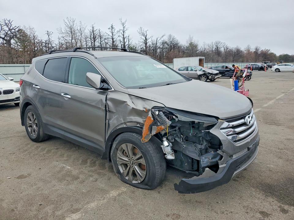2013 Hyundai Santa fe VIN 5XYZUDLB4DG113451 COPART salvage auction — FRONT END, Salvage Title, sold $1,950 on 2026-07-15 (photo 4)