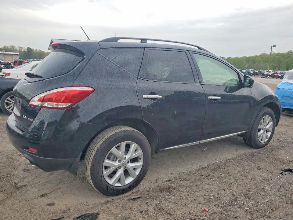 2014 Nissan Murano VIN JN8AZ1MW5EW510416 COPART salvage auction — FRONT END, Pa - Certificate Of Salvage, sold $575 on 2026-07-06 (photo 3)