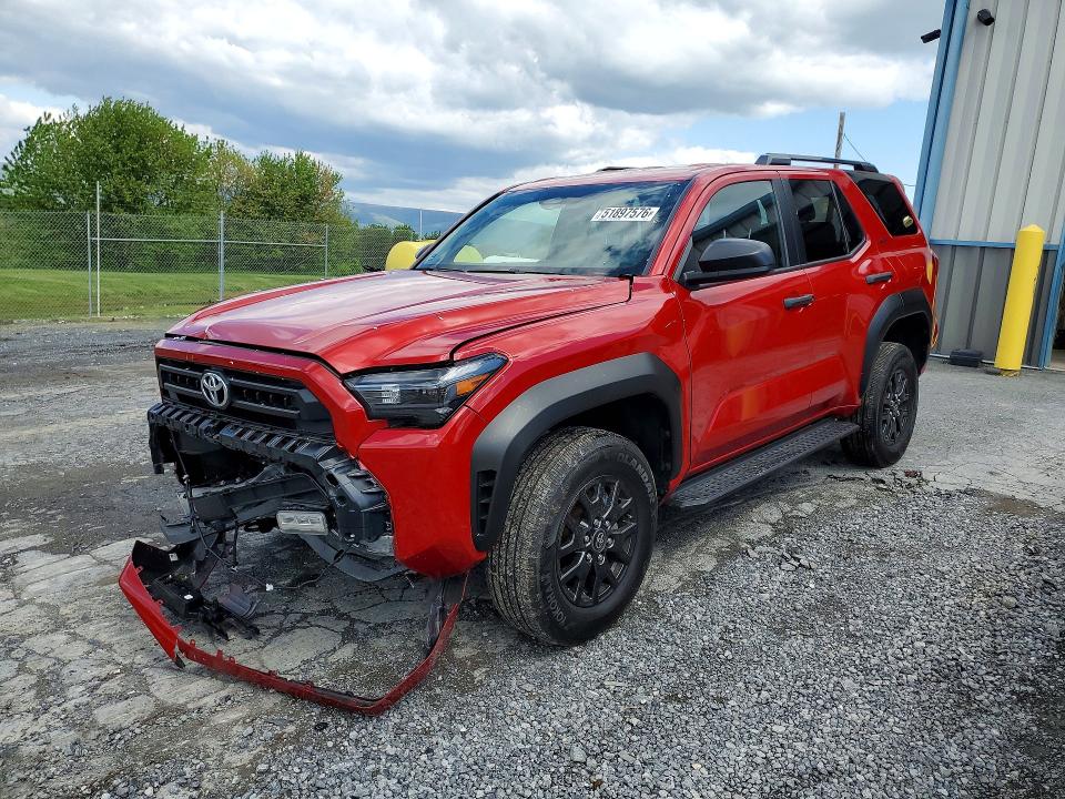 2025 Toyota 4runner VIN JTEVA5BR0S5071325 COPART salvage auction — FRONT END, PA, sold $24,900 on 2026-07-10 (photo 1)