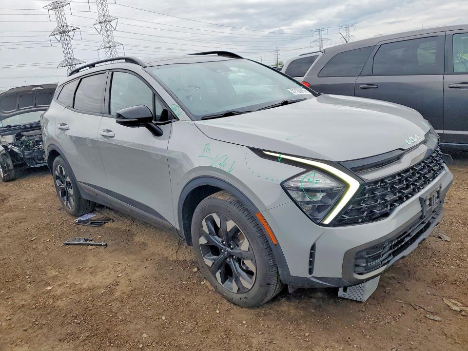 2023 Kia Sportage VIN 5XYK6CAF8PG050323 COPART salvage auction — FRONT END, Il - Salvage Certificate, sold $8,900 on 2026-07-28 (photo 4)