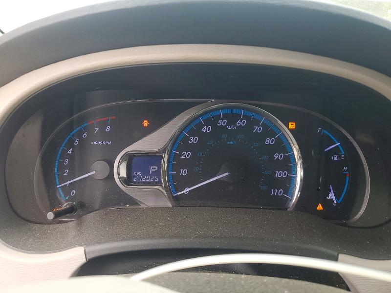 2014 Toyota Sienna VIN 5TDYK3DC7ES442202 COPART salvage auction — FRONT END, Ar - Cert Of Title-Salvage, sold $250 on 2026-07-27 (photo 9)