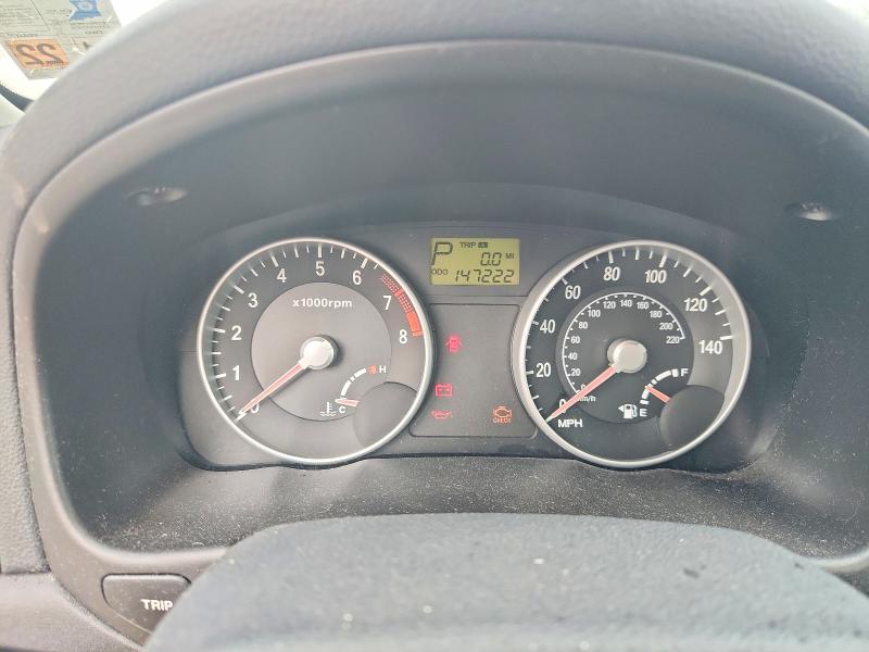 2007 Hyundai Accent VIN KMHCN36C37U008559 COPART salvage auction — MECHANICAL, Fl - Certificate Of Title, sold $250 on 2026-07-20 (photo 9)
