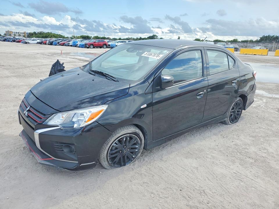 2024 Mitsubishi Mirage VIN ML32FUFJ5RHF14039 COPART salvage auction — FRONT END, Salvage Title, sold $3,150 on 2026-07-22 (photo 1)