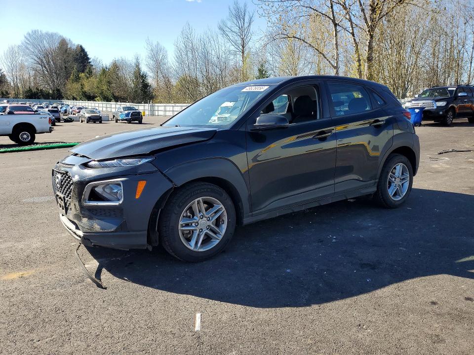 2021 Hyundai Kona VIN KM8K1CAA6MU748597 COPART salvage auction — REAR END, Or - Salvage Title Certificate, sold $2,700 on 2026-07-06 (photo 1)
