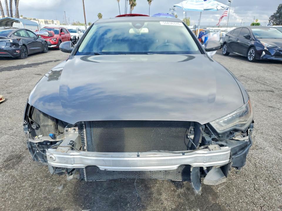 2014 Audi A6 VIN WAUHGAFC0EN074371 COPART salvage auction — FRONT END, Ca - Dis/Dlr/Exp Only Clean Title (P), sold $425 on 2026-07-24 (photo 5)