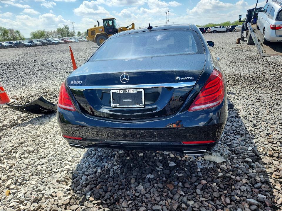2015 Mercedes-benz S-klasse VIN WDDUG8FB7FA190635 COPART salvage auction — FRONT END, Il - Salvage Certificate, sold $4,550 on 2026-07-27 (photo 6)