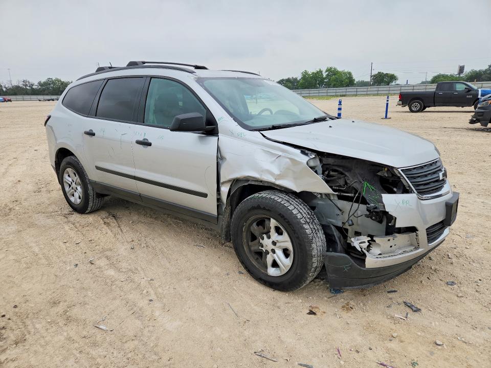 2017 Chevrolet Traverse VIN 1GNKRFED0HJ261851 COPART salvage auction — FRONT END, Tx - Salvage Vehicle Title, sold $1,700 on 2026-07-02 (photo 4)