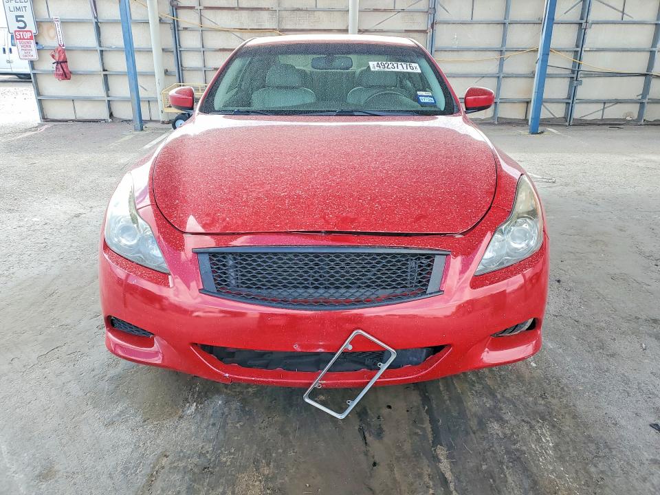 2012 Infiniti G37 VIN JN1CV6EK7CM423783 COPART salvage auction — REAR END, Tx - Salvage Vehicle Title, sold $125 on 2026-07-31 (photo 5)