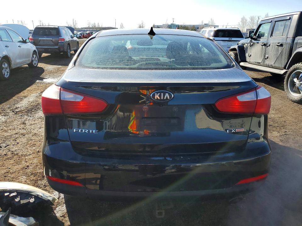 2014 Kia VIN KNAFX4A8XE5056701 COPART salvage auction — FRONT END, Ab - Bos - Salvage, sold $725 on 2026-07-14 (photo 6)