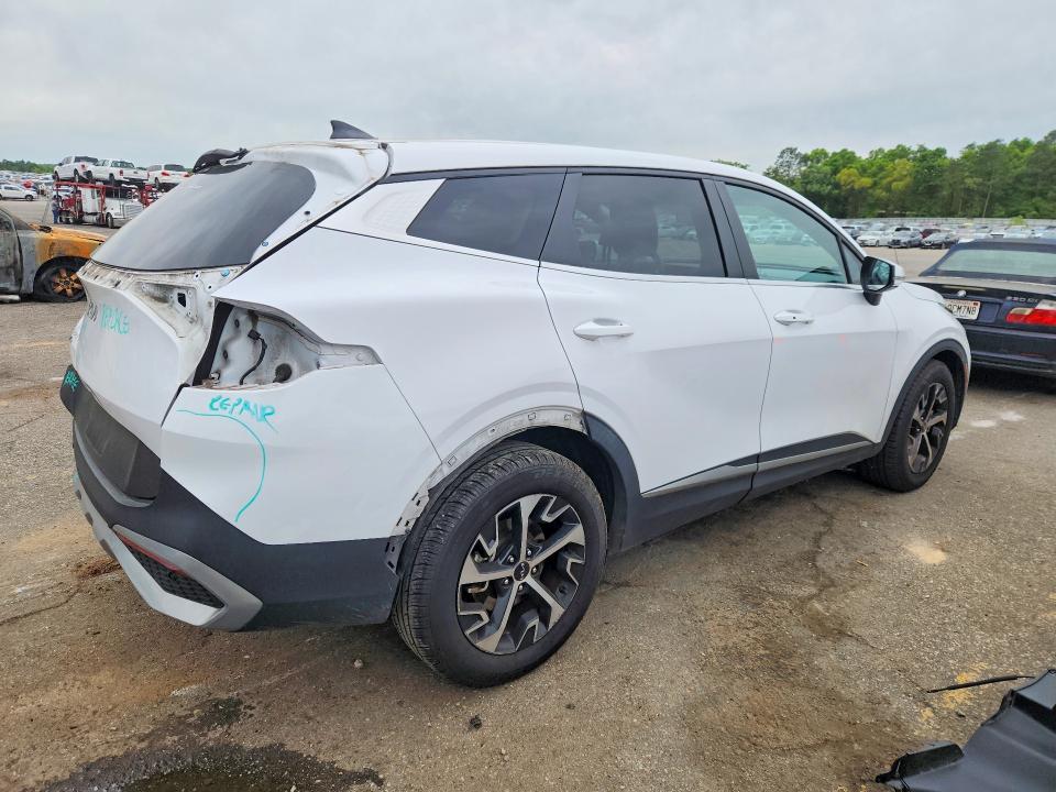 2023 Kia Sportage VIN 5XYK33AFXPG048291 COPART salvage auction — REAR END, ID - SALVAGE CERTIFICATE OF TITLE, sold $350 on 2026-07-27 (photo 3)