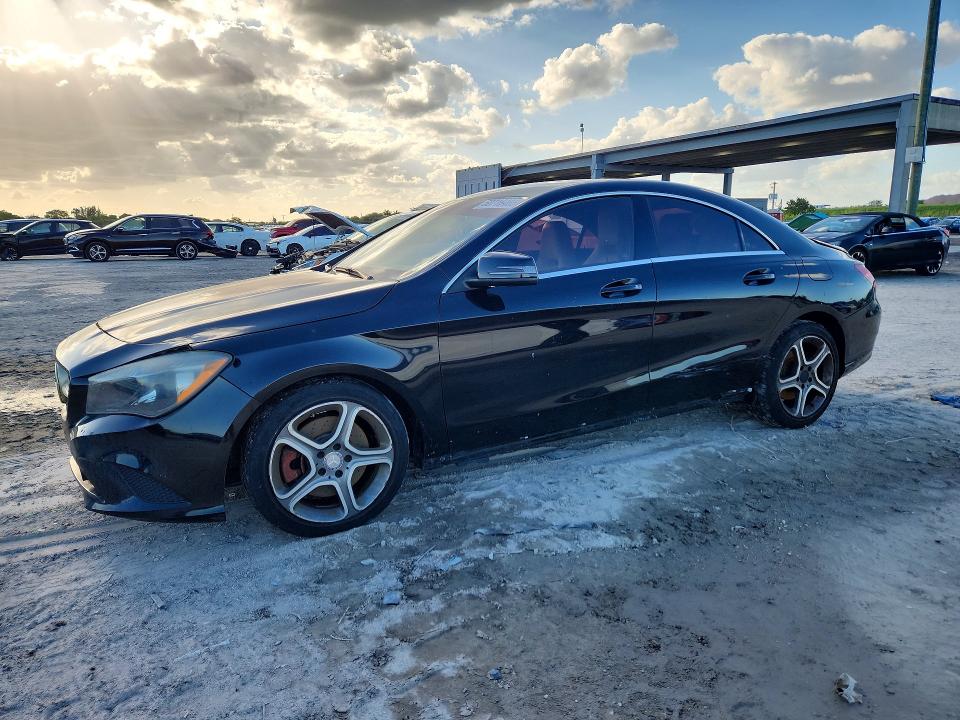 2014 Mercedes-benz Cla-klasse VIN WDDSJ4EBXEN104213 COPART salvage auction — MECHANICAL, Fl - Certificate Of Title (P), sold $700 on 2026-07-28 (photo 1)