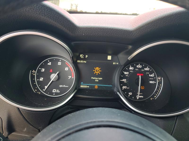 2020 Alfa romeo Stelvio VIN ZASPAKBN9L7C95246 COPART salvage auction — FRONT END, Pa - Certificate Of Salvage, sold $3,300 on 2026-07-28 (photo 9)