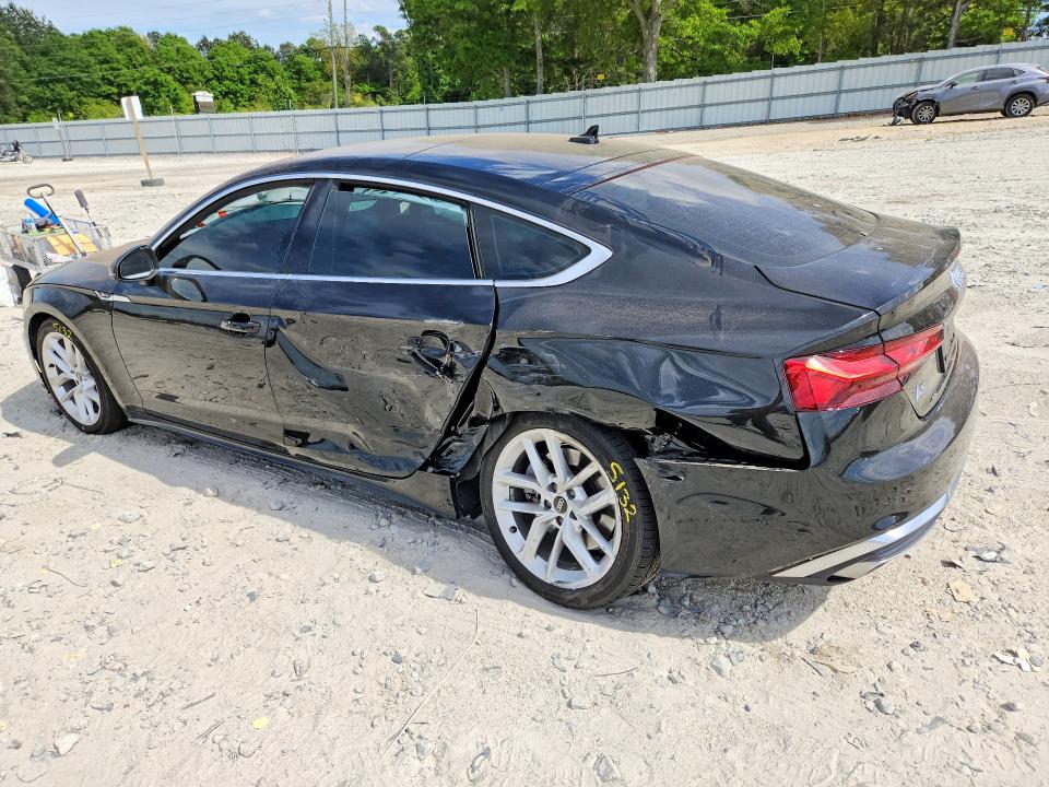2023 Audi A5 VIN WAUFACF5XPA069596 COPART salvage auction — SIDE, Ga - Cert Of Title-Salvage, sold $13,700 on 2026-07-06 (photo 2)