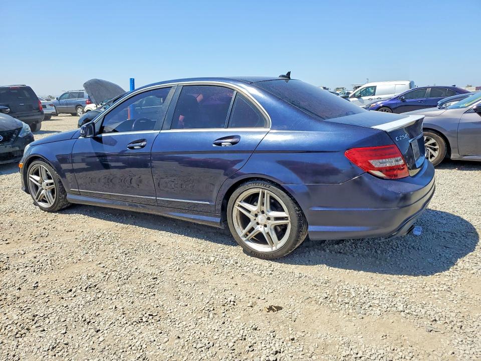 2013 Mercedes-benz C-klasse VIN WDDGF4HB4DA854764 COPART salvage auction — FRONT END, Ca - Lien Papers-Clean Or Ac, sold $325 on 2026-07-17 (photo 2)