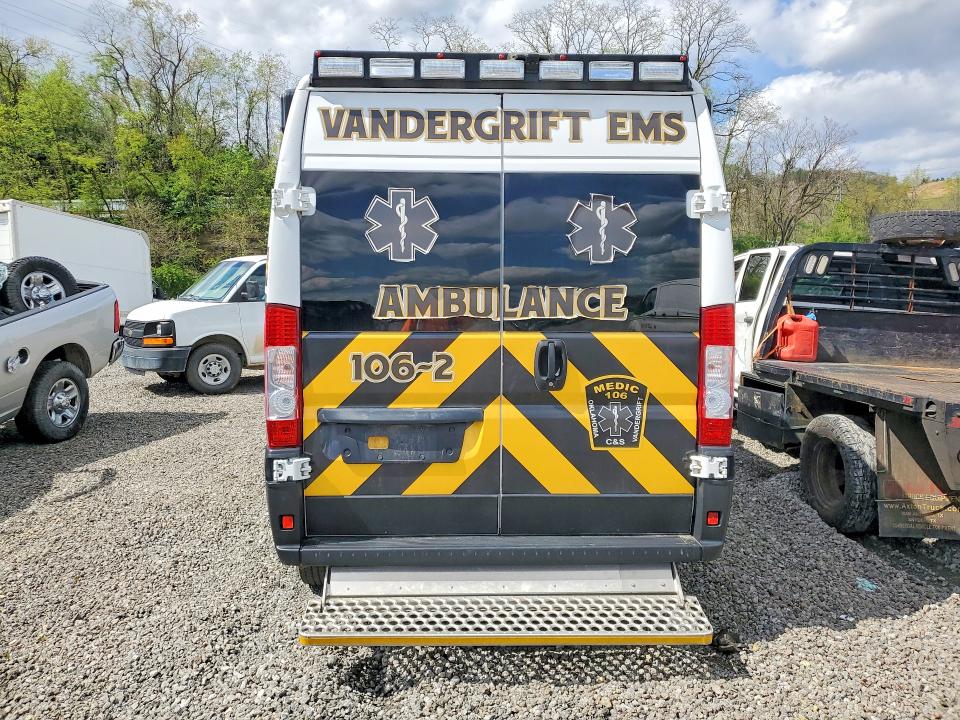 2021 Ram Promaster 3500 VIN 3C6MRVHG3ME529114 COPART salvage auction — SIDE, Pa - Certificate Of Salvage, sold $7,000 on 2026-07-08 (photo 6)