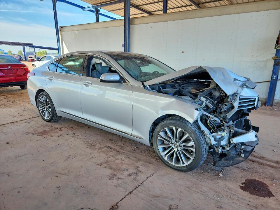 2015 Hyundai Genesis VIN KMHGN4JE8FU016851 COPART salvage auction — FRONT END, Salvage Title, sold $625 on 2026-07-28 (photo 4)