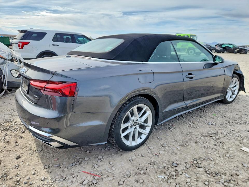 2023 Audi A5 VIN WAU4AGF53PN008789 COPART salvage auction — FRONT END, Ut - Salvage Certificate, sold $8,800 on 2026-07-21 (photo 3)