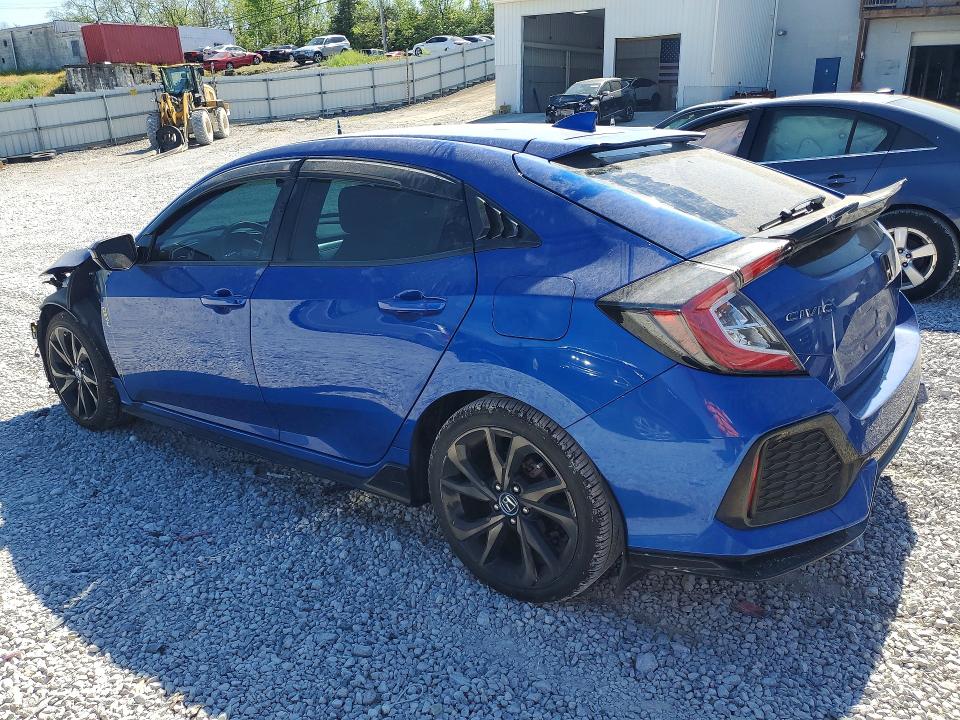 2018 Honda Civic VIN SHHFK7H42JU206569 COPART salvage auction — FRONT END, Oh - Cert Of Title-Salvage, sold $200 on 2026-07-31 (photo 2)