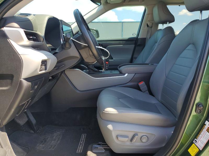 2023 Toyota Highlander VIN 5TDKDRAH5PS512611 COPART salvage auction — FRONT END, Salvage Title, sold $12,200 on 2026-07-22 (photo 7)
