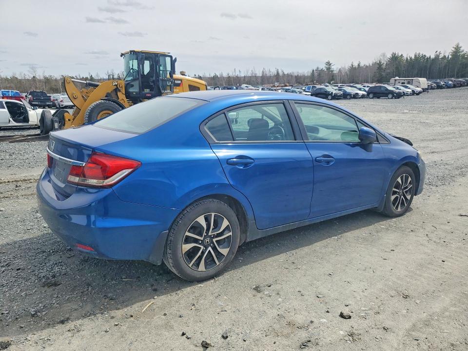 2015 Honda VIN 2HGFB2E59FH008916 COPART salvage auction — FRONT END, Ns - Salvage Title, sold $900 on 2026-07-09 (photo 3)