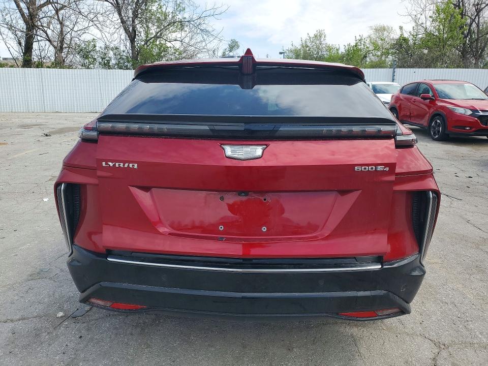 2024 Cadillac Lyriq VIN 1GYKPPRL3RZ110859 COPART salvage auction — FRONT END, Mo - Salvage Certificate Of Title, sold $12,000 on 2026-07-10 (photo 6)