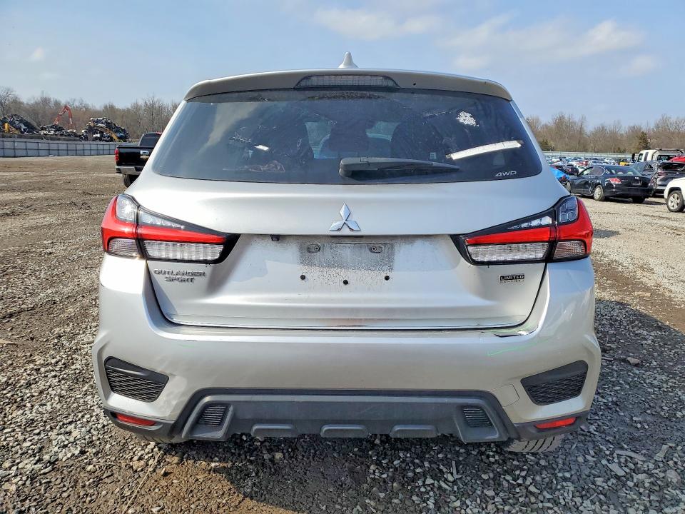 2021 Mitsubishi Outlander sport VIN JA4ARUAU8MU003126 COPART salvage auction — FRONT END, Nj - Cert Of Title-Salvage, sold $4,650 on 2026-07-17 (photo 6)