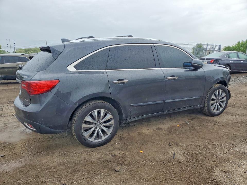 2014 Acura Mdx VIN 5FRYD4H64EB008469 COPART salvage auction — FRONT END, Md - Cert Of Salvage > 75% Damage, sold $2,650 on 2026-07-02 (photo 3)