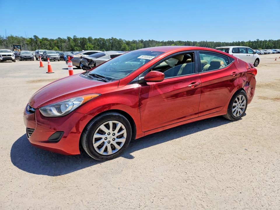2012 Hyundai Elantra VIN KMHDH4AE8CU244404 COPART salvage auction — SIDE, Sc - Cert Of Title-Salvage, sold $725 on 2026-07-13 (photo 1)
