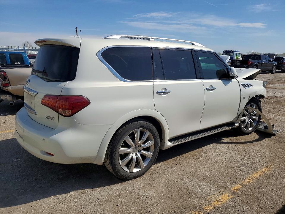 2014 Infiniti VIN JN8AZ2NE8E9062909 COPART salvage auction — FRONT END, Id - Salvage Certificate Of Title, sold $950 on 2026-07-20 (photo 3)