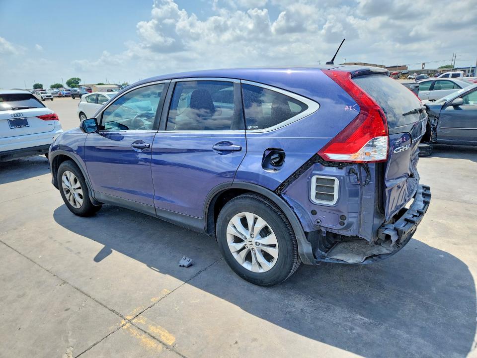 2012 Honda Cr-v VIN 3CZRM3H54CG704788 COPART salvage auction — REAR END, Tx - Salvage Vehicle Title, sold $3,750 on 2026-07-09 (photo 2)