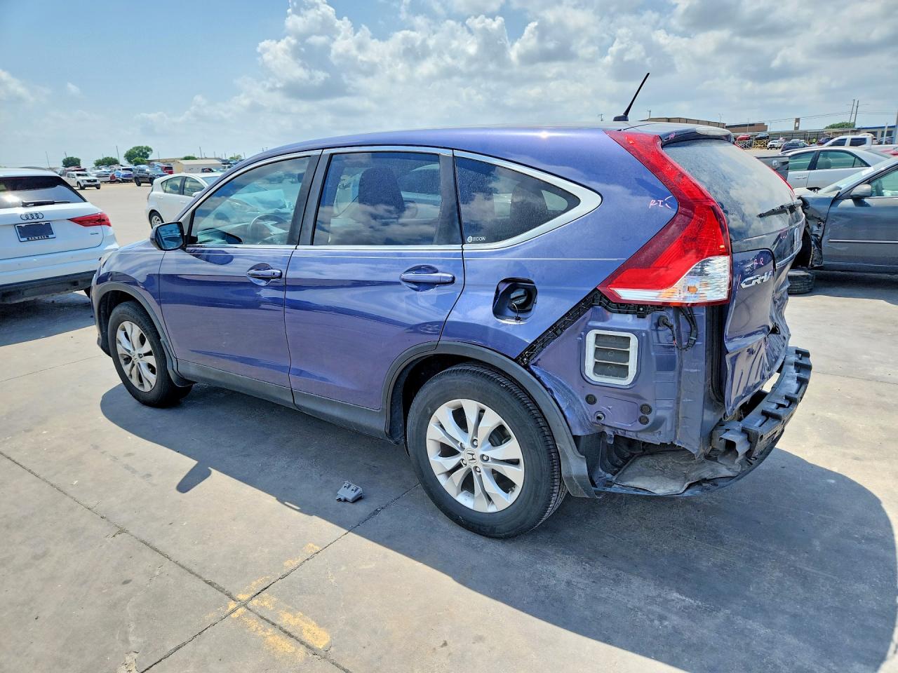 2012 Honda CR-V VIN 3CZRM3H54CG704788 COPART salvage auction — Rear End, TX - SALVAGE VEHICLE TITLE, sold $3,750 on 2026-06-25 (photo 2)