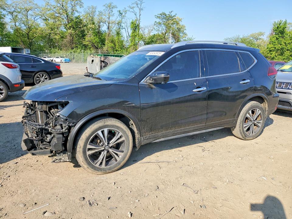 2019 Nissan Rogue VIN JN8AT2MV5KW394581 COPART salvage auction — FRONT END, Md - Cert Of Salvage > 75% Damage, sold $1,900 on 2026-07-23 (photo 1)