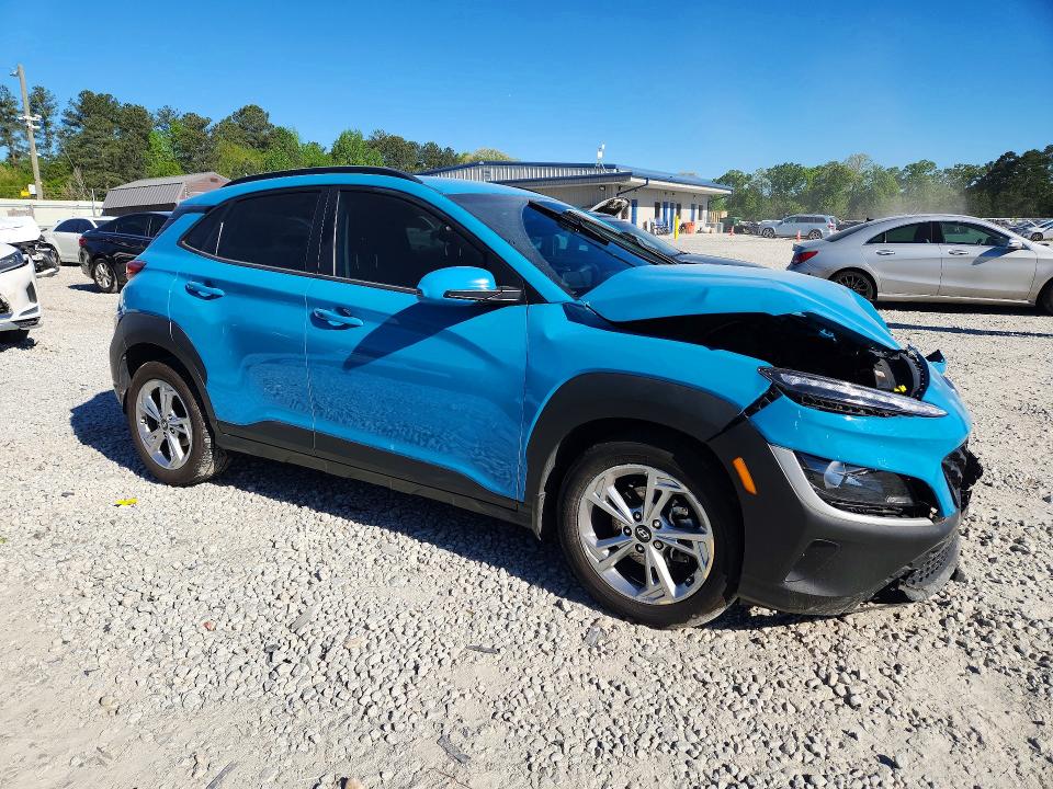 2023 Hyundai Kona VIN KM8K62AB6PU959355 COPART salvage auction — FRONT END, Ga - Cert Of Title-Salvage, sold $2,450 on 2026-07-07 (photo 4)