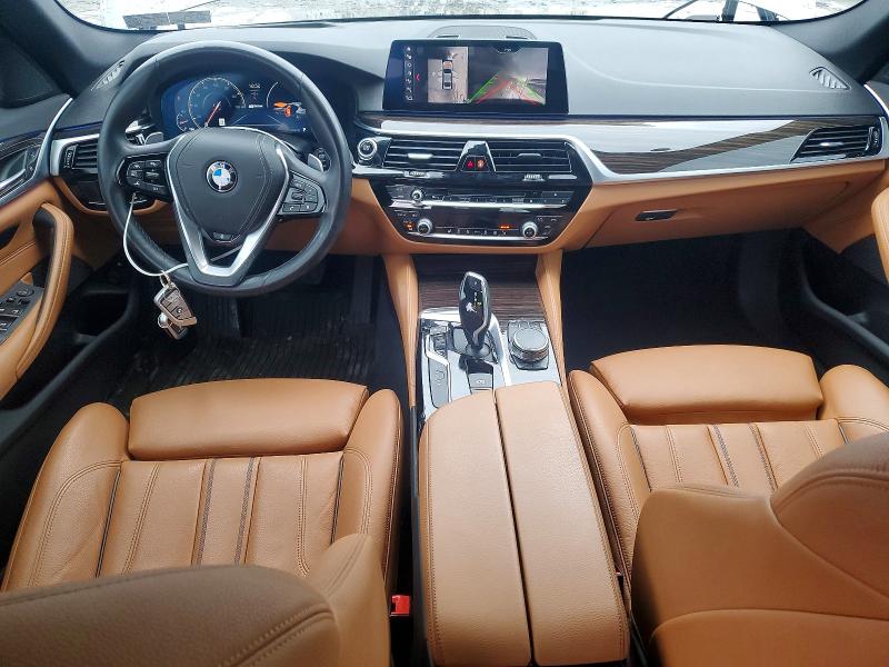 2019 BMW 5er VIN WBAJB1C56KB376282 COPART salvage auction — FRONT END, Pa - Certificate Of Salvage, sold $9,100 on 2026-07-22 (photo 8)
