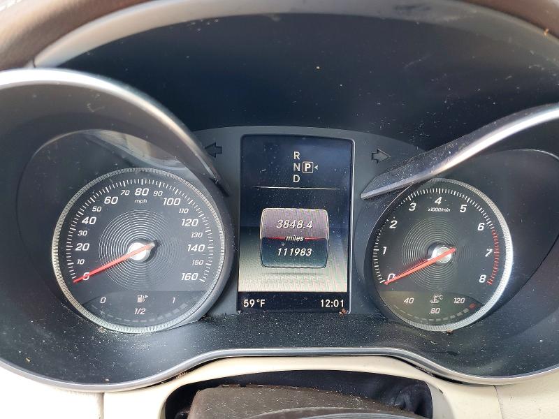 2015 Mercedes-benz C-klasse VIN 55SWF4KB8FU024831 COPART salvage auction — FRONT END, Wv - Certificate Of Title, sold $3,800 on 2026-07-09 (photo 9)