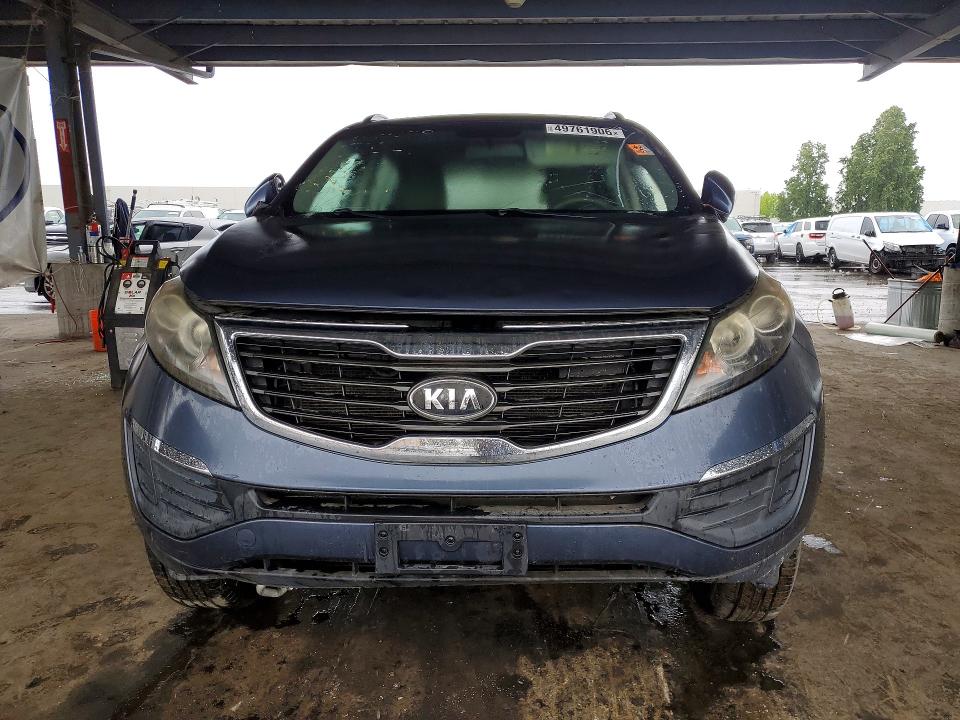 2011 Kia Sportage VIN KNDPB3A29B7077714 COPART salvage auction — VANDALISM, Ca - Salvage Certificate, sold $250 on 2026-07-02 (photo 5)