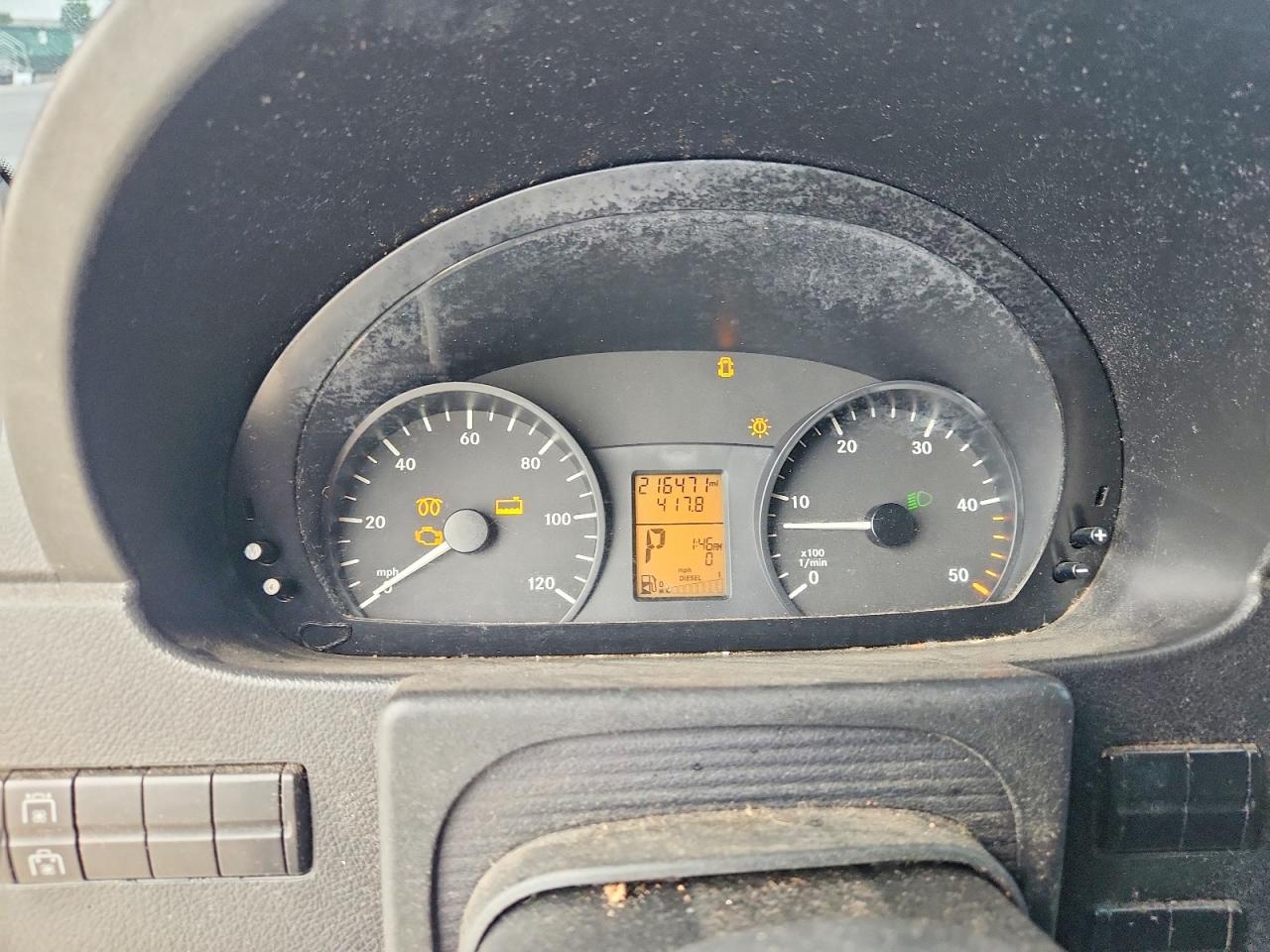 2012 Mercedes Benz Sprinter 2500 VIN WD3PE8CB0C5688417 COPART salvage auction — Front End, LA - CERTIFICATE OF TITLE (P), sold $550 on 2026-07-01 (photo 9)