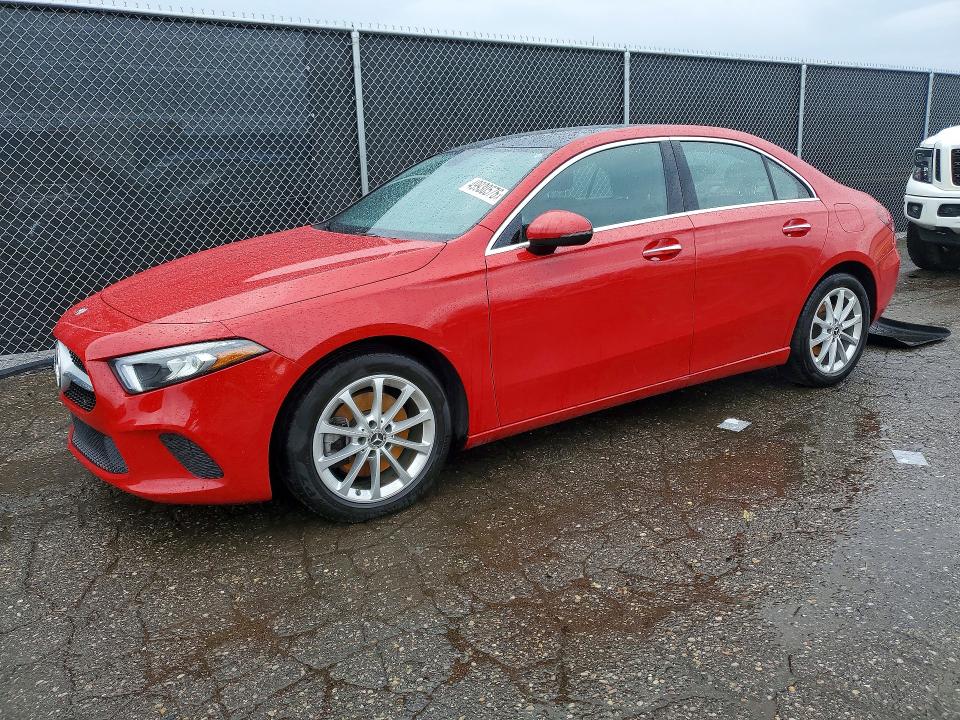 2020 Mercedes-benz A-klasse VIN WDD3G4FB4LW039481 COPART salvage auction — UNDERCARRIAGE, Mi - Certificate Of Title, sold $5,200 on 2026-07-28 (photo 1)