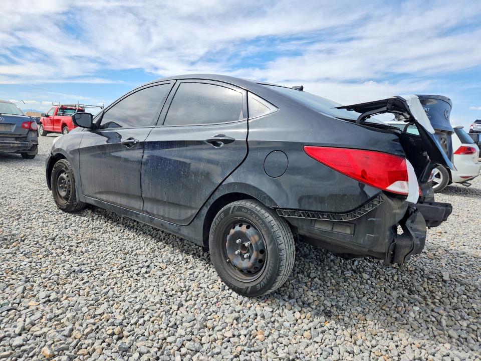 2016 Hyundai Accent VIN KMHCT4AE4GU973189 COPART salvage auction — REAR END, ID - SALVAGE CERTIFICATE OF TITLE, sold $850 on 2026-07-07 (photo 2)