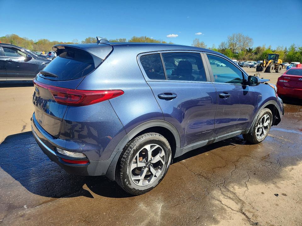 2021 Kia Sportage VIN KNDPMCAC7M7866126 COPART salvage auction — FRONT END, Ct - Cert Of Title-Salvage, sold $2,700 on 2026-07-14 (photo 3)
