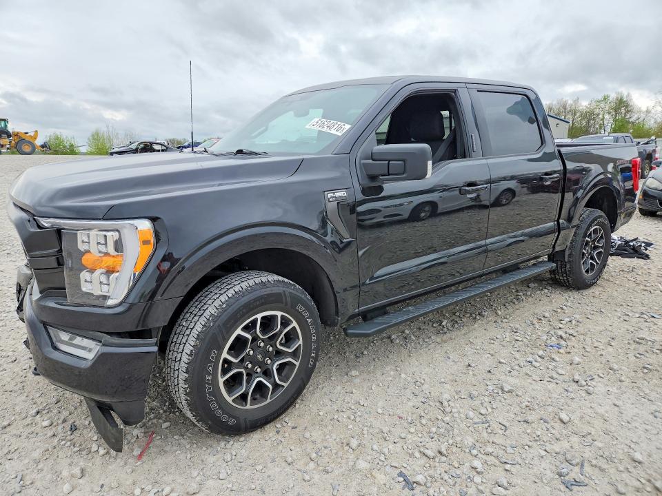 2022 Ford F-150 VIN 1FTEW1EP5NFB31803 COPART salvage auction — FRONT END, Mi - Cert Of Title-Salvage Vehicle, sold $12,800 on 2026-07-02 (photo 1)