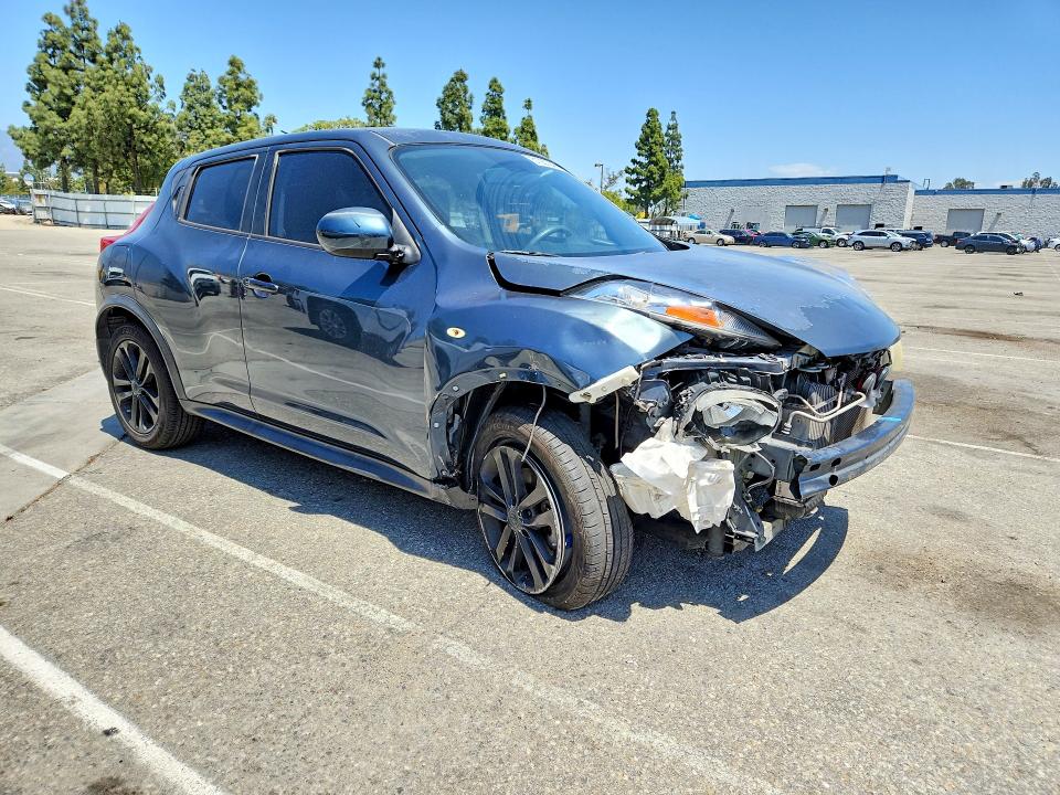 2012 Nissan Juke VIN JN8AF5MR1CT104299 COPART salvage auction — FRONT END, Ca - Salvage Certificate, sold $575 on 2026-07-30 (photo 4)