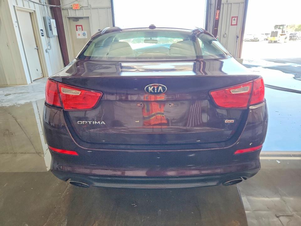 2014 Kia Optima VIN 5XXGM4A79EG321059 COPART salvage auction — FRONT END, Il - Salvage Certificate, sold $375 on 2026-07-13 (photo 6)