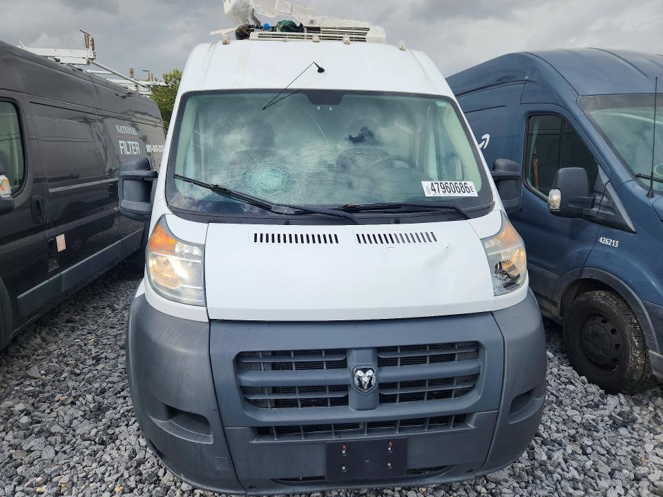 2014 Ram Promaster 3500 VIN 3C6URVJG3EE110384 COPART salvage auction — FRONT END, Tn - Salvage Certificate, sold $1,250 on 2026-07-08 (photo 5)